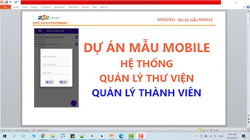 MOB2041 Quản lý thành viên Dự án mẫu P7