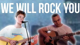 QUEEN - WE WILL ROCK YOU | Fingerstyle guitar cover by AkStar & ReAlex