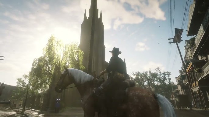 RED DEAD REDEMPTION 2 - Localização Cavalo em Saint Denis - #gamer #ga