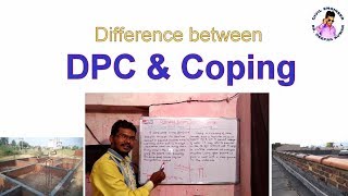 Difference Between DPC and Coping || What is DPC and Coping || Damp Proof Course ||