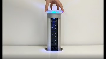 Pop Up Kitchen Socket Flush Fit in Worktop