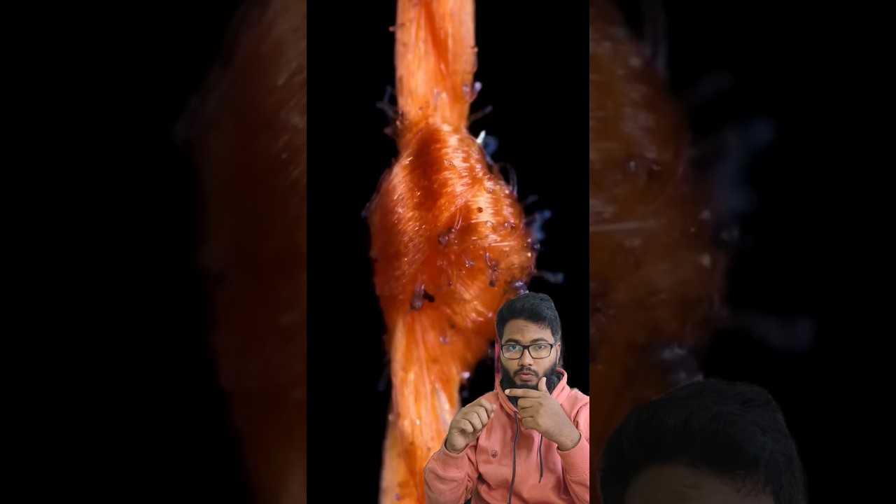 Thread 🧵 Knot 🪢 burning in fire 🔥 