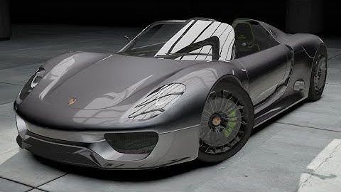 NFS Shift 2: Unleashed - Porsche 918 Spyder Concept Study