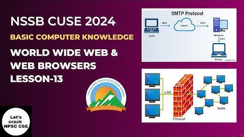 NSSB CUSE 2024 | Computer | World Wide Web & Web Browsers  | Lesson- 13
