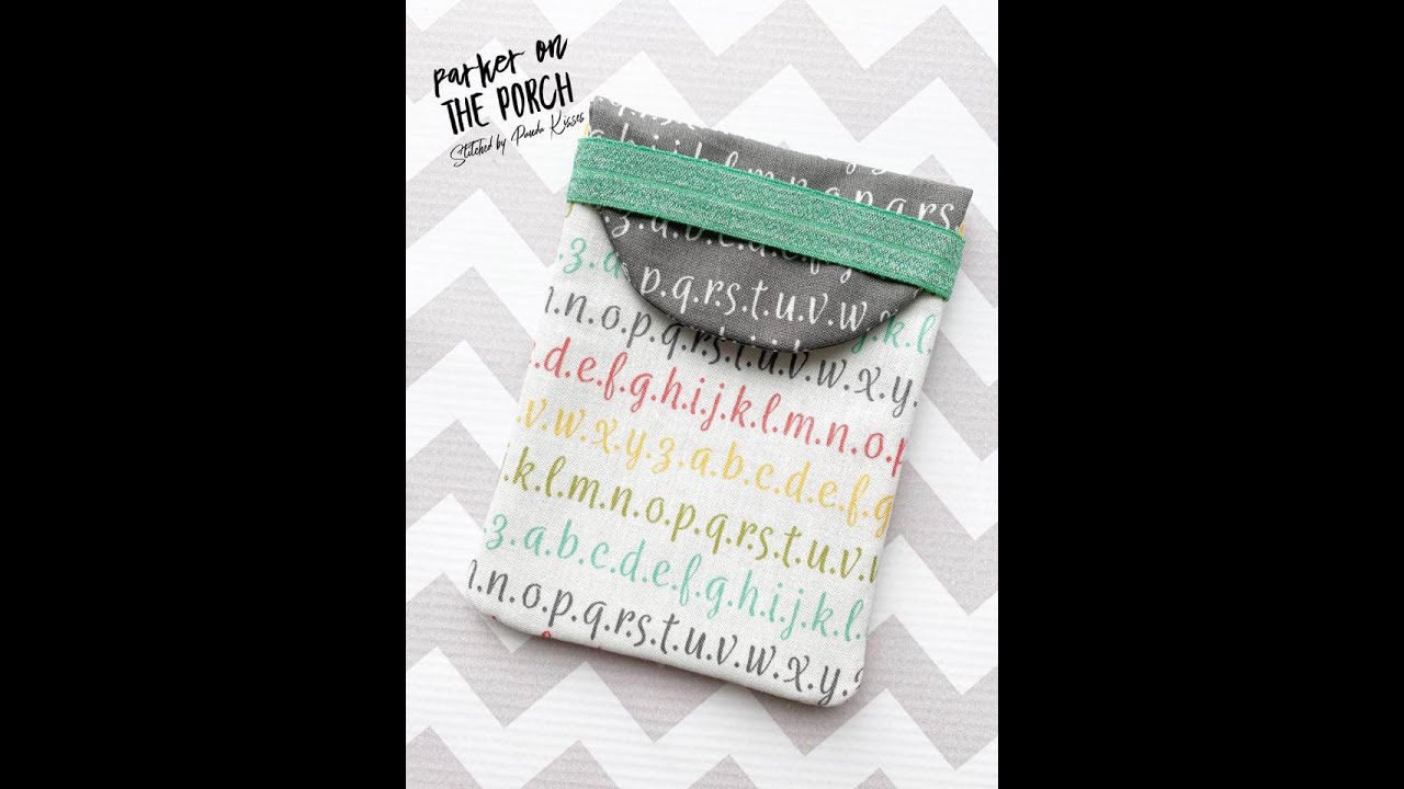 The Fold Over Bag In The Hoop Tutorial Youtube