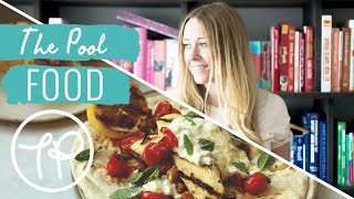 Anna Jones&#39; Simple Suppers | Charred Lemon and Chickpea Flatbreads Recipe | Food Honestly | The Pool