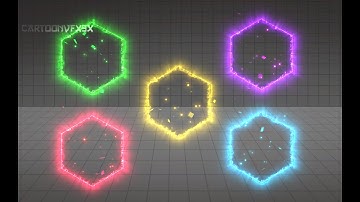 UI VFX Collection Vol2 - Update Loop Sprite Sheet - CartoonVFX9X -Unity Particle Effect