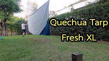 [Camping] Quechua Fresh XL Tarp | Review by a user