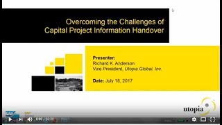 Overcoming the Challenges of Capital Project Information Handover