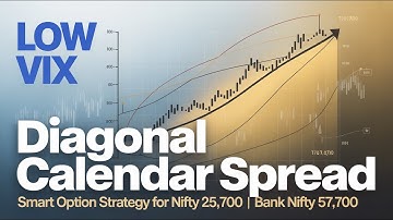 Diagonal Calendar Spread for Low VIX Market | Best Option Strategy  | Nifty 25700 & Bank Nifty 57700
