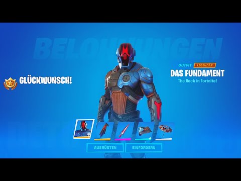 Alle DAS FUNDAMENT Aufträge (Fortnite The Rock Skin freischalten) [Das Fundament Aufgaben Deutsch]