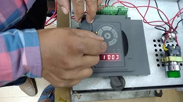 Holip A100. How to run a motor with holip A100 variable frequency inverter?