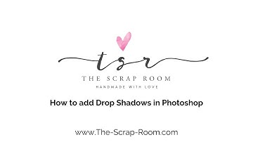 How to add drop shadows in Photoshop