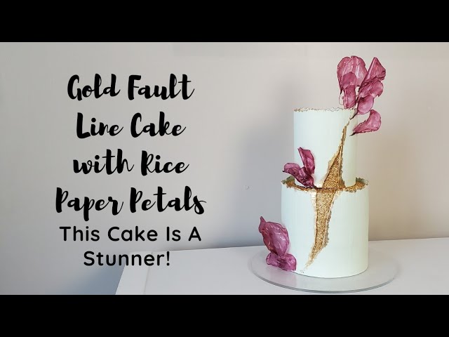 How to make wafer paper edible lace for cake decorating