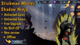 Stickman Master: Shadow Ninja MOD v1.9.6 New version | Unlimited Money + Gems, No Skill CD. screenshot 4