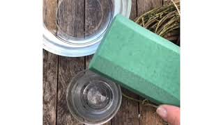 Floristik-Techniken Steckschaum Richtig Wässern