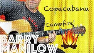 Turn Your Next Campfire Party into a Real Copacabana! Barry Manilow Guitar Lesson [How To Play]