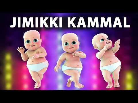 Jimikki Kammal Dance | Animation Dance Video Song HD | Velipadinte Pusthakam | Lal Jose | Laddoo TV