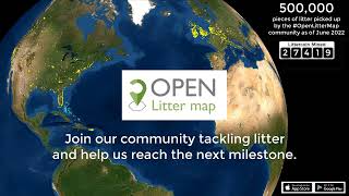 Open Litter Map 500k milestone