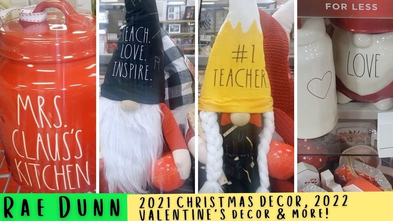 Christmas Rae Dunn 2022 Rae Dunn Holiday Decor- Valentine's 2022, Christmas 2021 & More - Xmas Gift  And Teacher Gift Ideas - Youtube