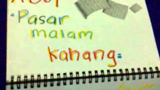 Video thumbnail of "aboy pasar malam kahang band orang asli.mp4"