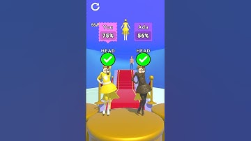 Cool Reverse Gameplay Build a Queen Game #shorts