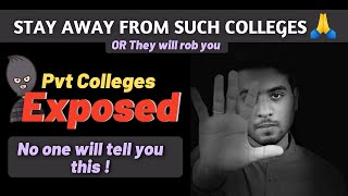 Harsh Reality of Private Engineering Colleges - No One Will Tell You !