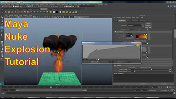 maya 2016  particle based fluids nuke explosion tutorial