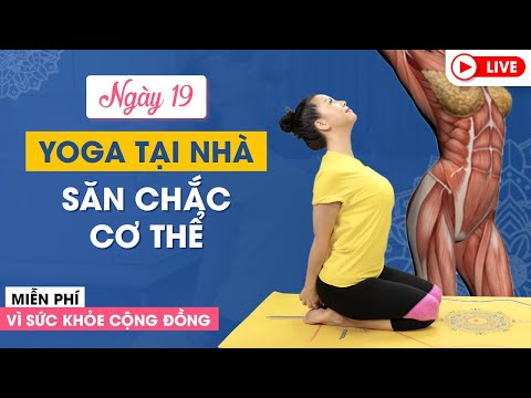 Yoga Trực Tuyến Tại Nhà_ Bài 19  Săn chắc cơ thể  Nguyễn Hiếu Yoga