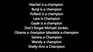 DJ BRAVO'S  CHAMPION (LYRICS ON SCREEN )