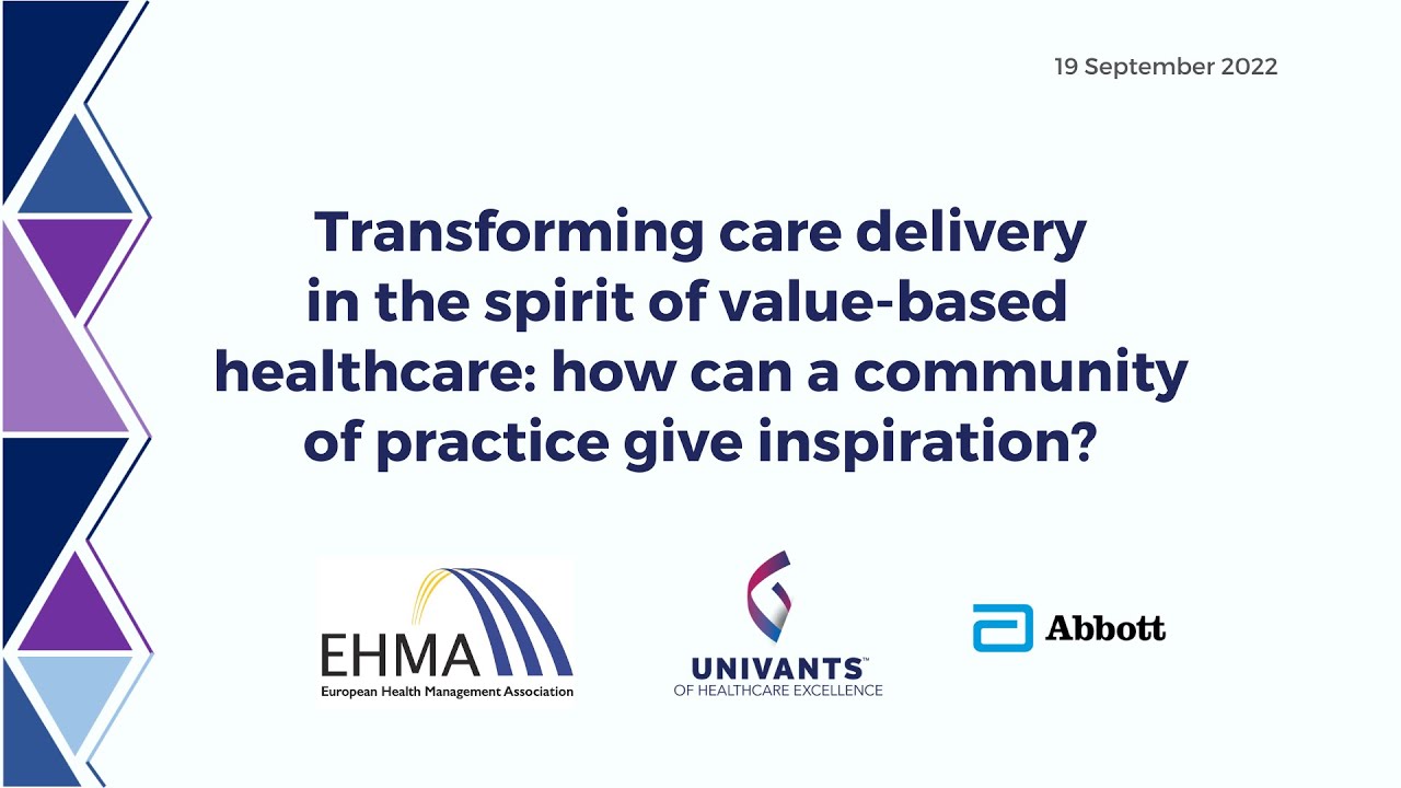 Transforming care delivery in the spirit of value-based healthcare ...