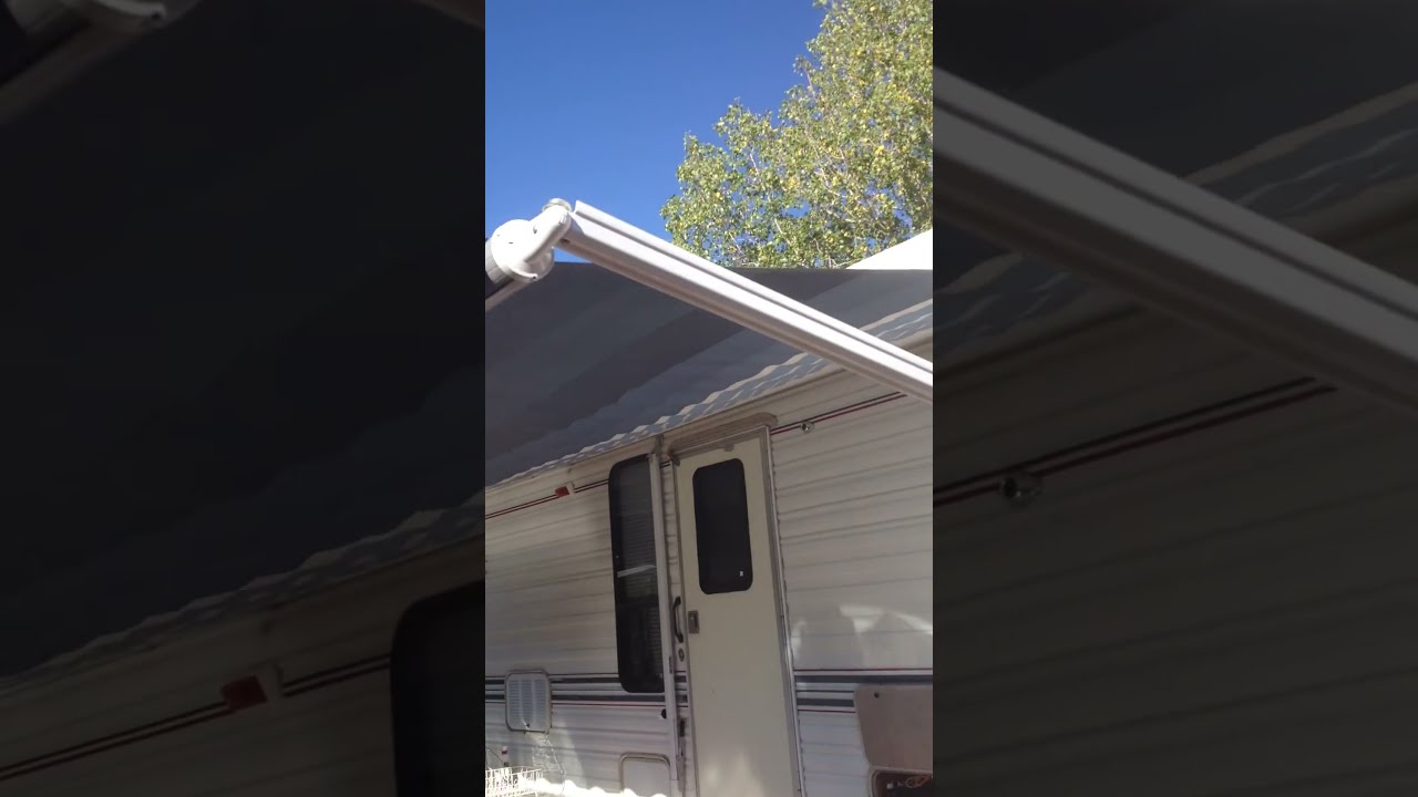 A&E Dometic Weather Pro Power RV Awning - YouTube