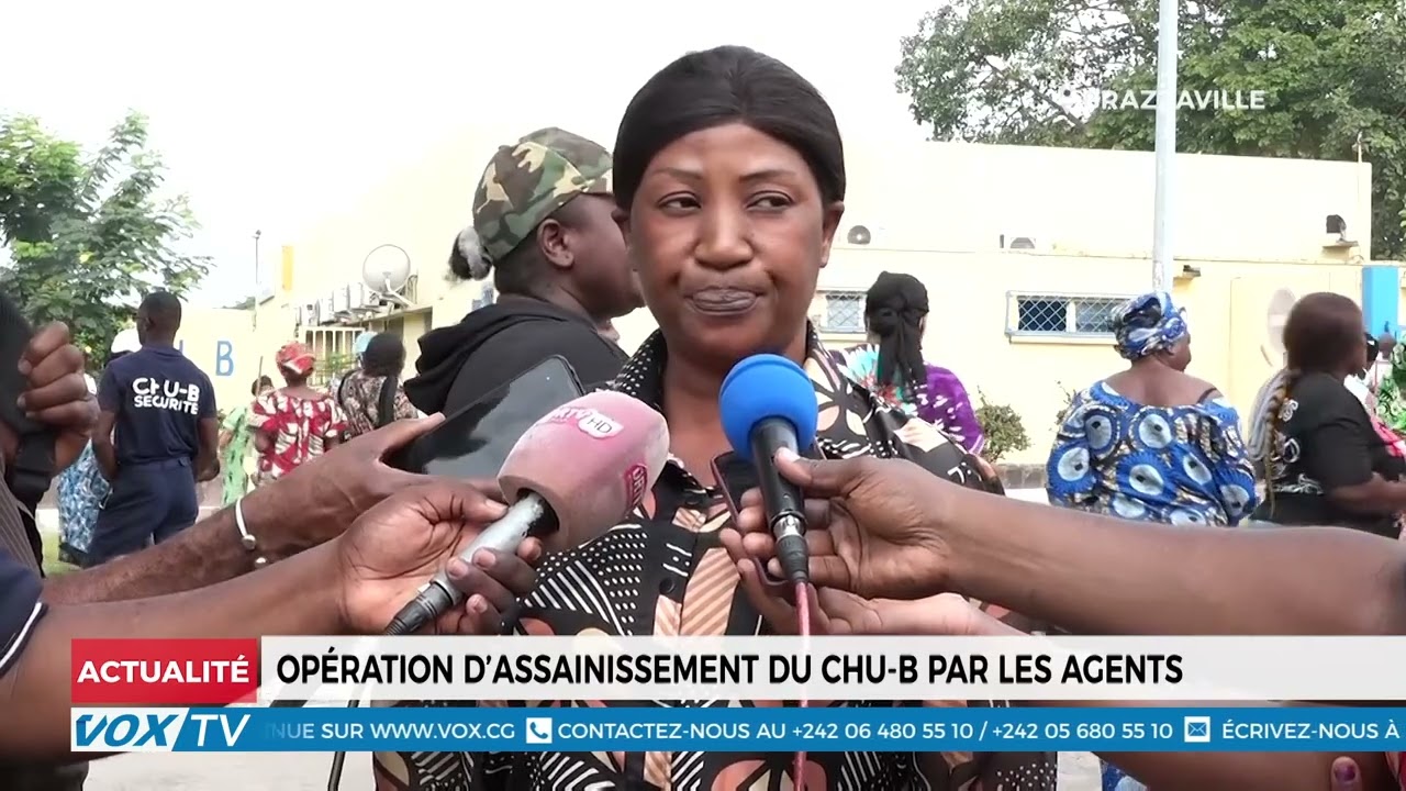 Opération d’assainissement du CHU B par les agents