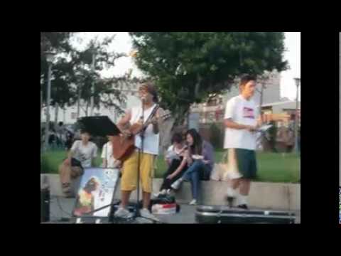 20100503淡水街頭藝人-福音詩歌街頭佈道-蔡嘉揚(雲上太陽)