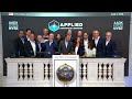The NYSE welcomes Applied Aerospace & Defense to celebrate its IPO! (NYSE: AADX)