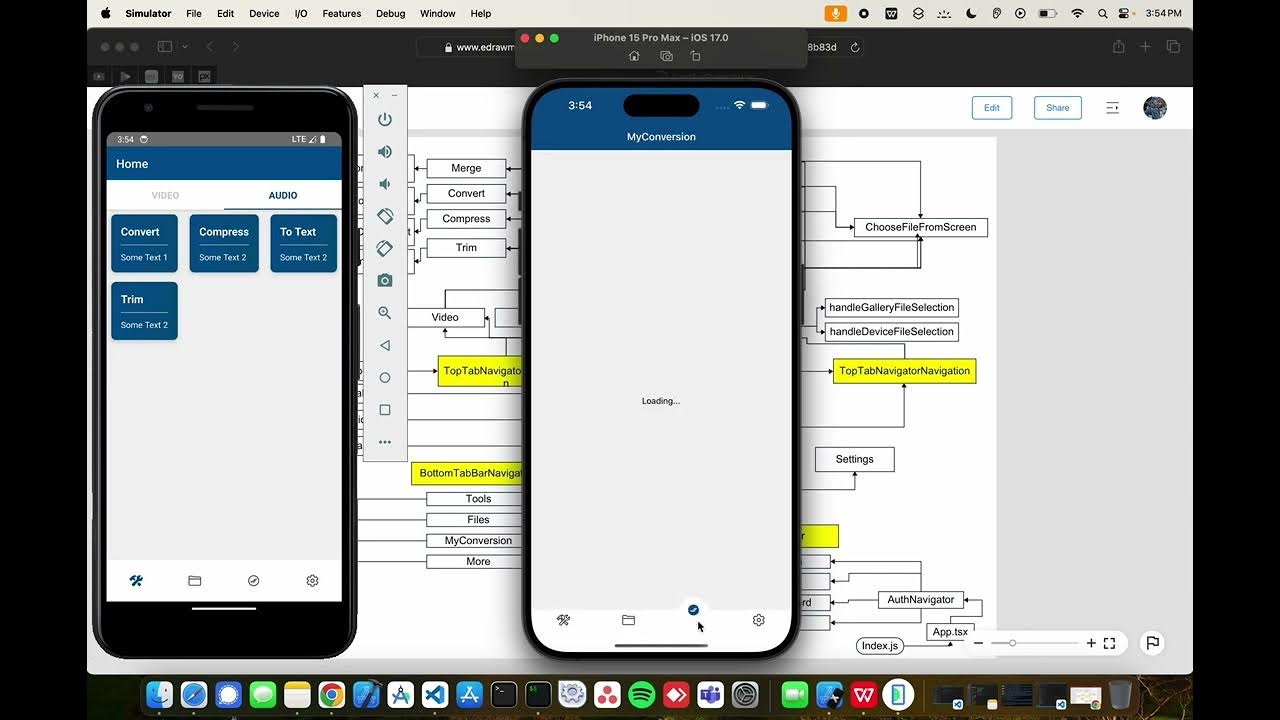 React Native Front-End Architecture and Visualizations - YouTube