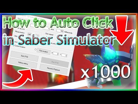 How To Auto Click In Saber Simulator Ninja Legends Any Roblox Game Youtube - free roblox auto clicker lifting simulator