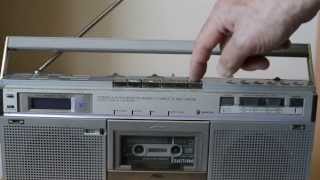 JVC PLL Synthesized Radio &amp; Tape Recorder RC-S7e 1982