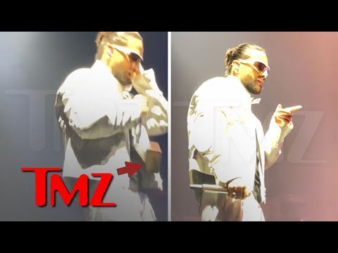 Maluma Scolds Fan Who Throws Phone at Him During Concert | TMZ