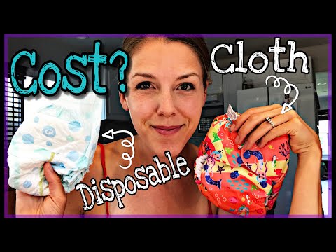 Video Cloth Diaper Cover Over Disposable