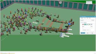 How to create a large number of people Using SIEMENS Tecnomatix Plant Simulation