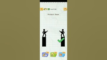 Draw 2 Save Gameplay | Level 138| #shorts