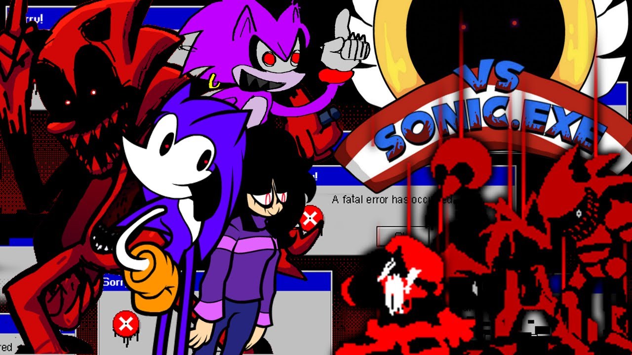 Sonic exe the Concept Maker on Game Jolt: Fnf vs Sonic exe V3