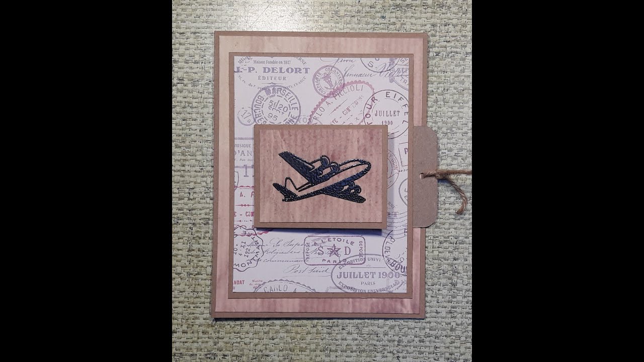 Carte masculine Pop Up #scrap #popupcard #cartemasculine,