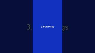 Femdom and Dominatrix Toys 3. Butt Plugs