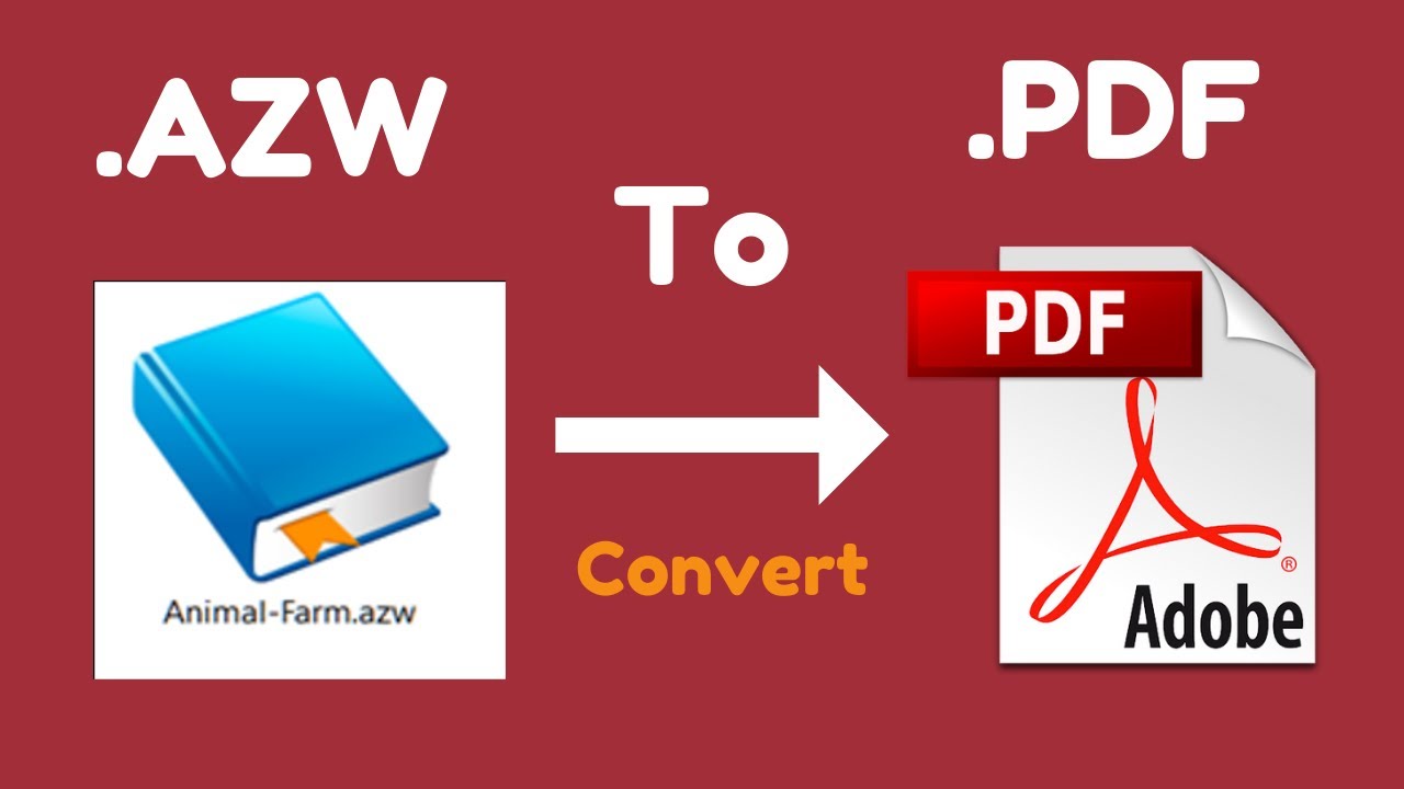 Update How I Can Convert AZW File Into PDF | 100% free working in 2021