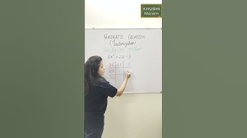 FACTORIZATION OF QUADRATIC EQUATION || TIC TAC TOE METHOD #shorts #youtubeshorts #subscribe #viral