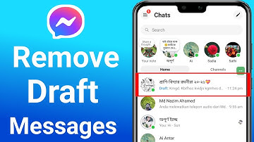 How To Remove Draft Messages In Messenger 2024 | Messenger Drafts tutorial