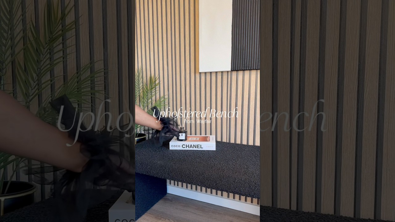 Elevate your space with this cozy bench from Wayfair! 