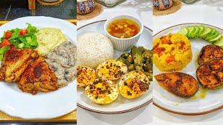 7 Days healthy & balanced lunch or dinner ideas.